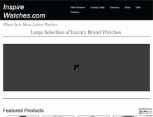 Tablet Screenshot of inspirewatches.com